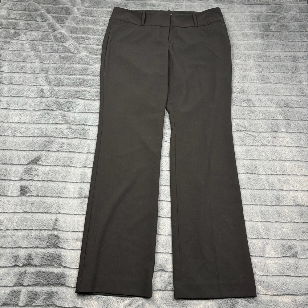 The Limited Black Dress Pants Women 6P Petite Bootcut Stretch Trousers 11591